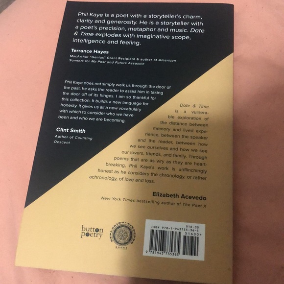 Date & time by Phil Kaye poetry book - Picture 2 of 2